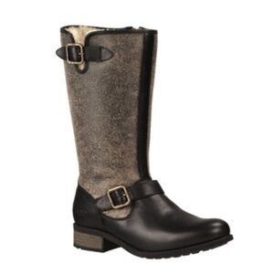 UGG Black and Gray Winter Boots